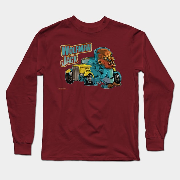 WOLFMAN JACK Long Sleeve T-Shirt by zerostreet